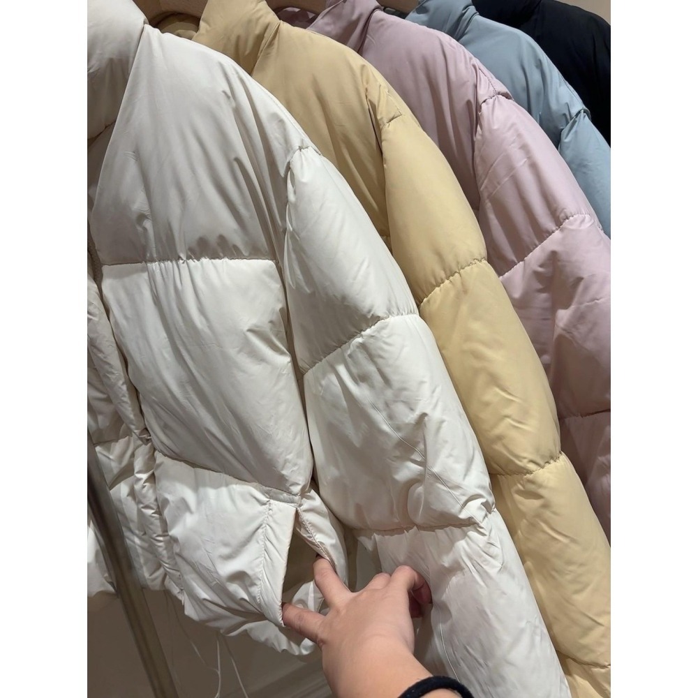 (G48)短版鋪棉麵包外套-5色 保暖 冬天外套-細節圖10