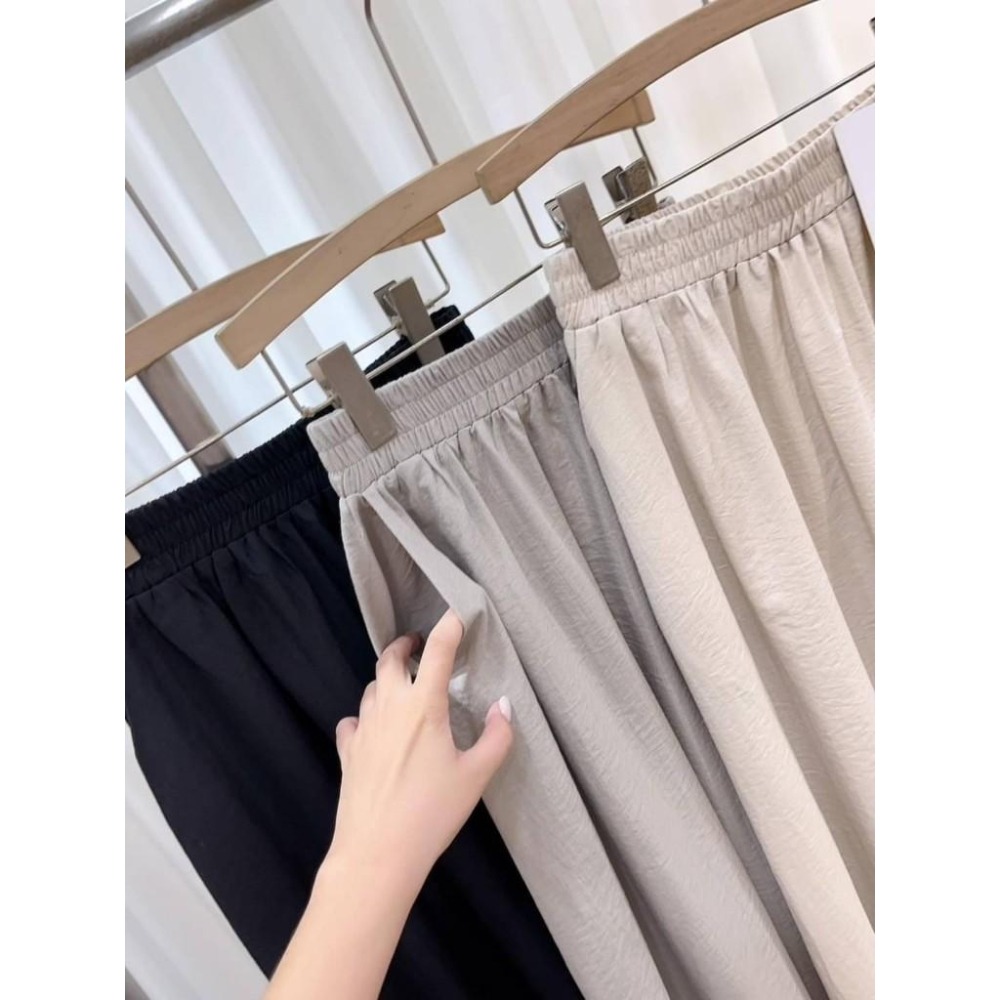 (E75)鬆緊棉麻長裙-3色-細節圖2