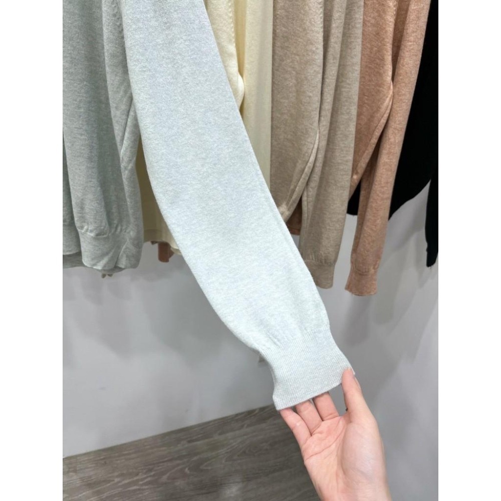 (A318)圓領長袖針織上衣-5色 基本款 百搭 簡約 韓系 毛衣 長袖上衣-細節圖2