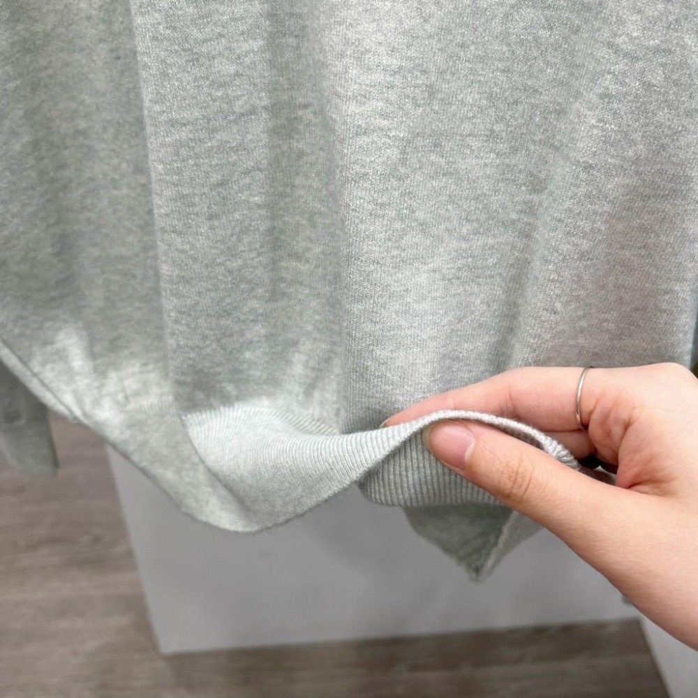 (A318)圓領長袖針織上衣-5色 基本款 百搭 簡約 韓系 毛衣 長袖上衣-細節圖3