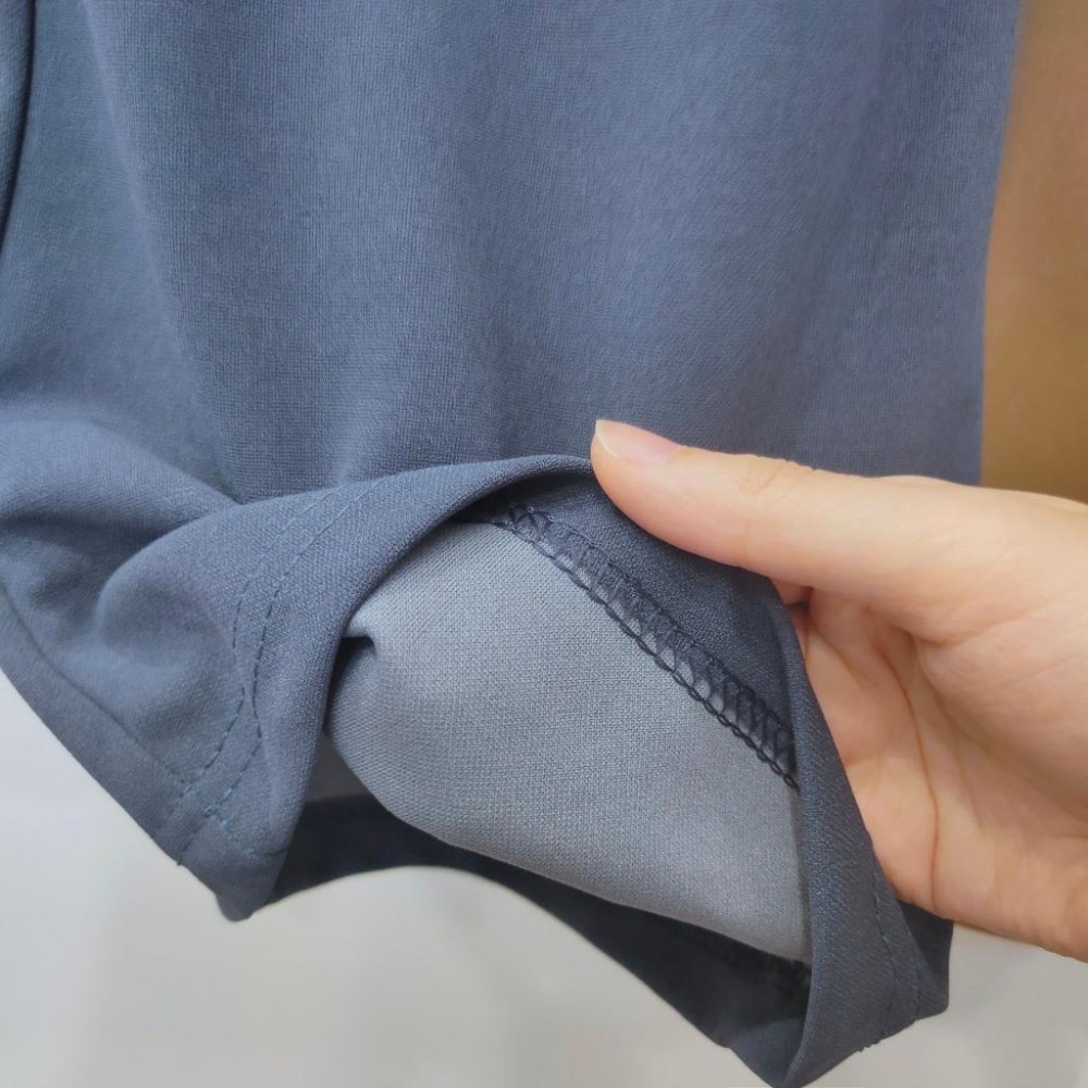 (D200)後鬆緊打摺休閒寬褲-3色-細節圖3