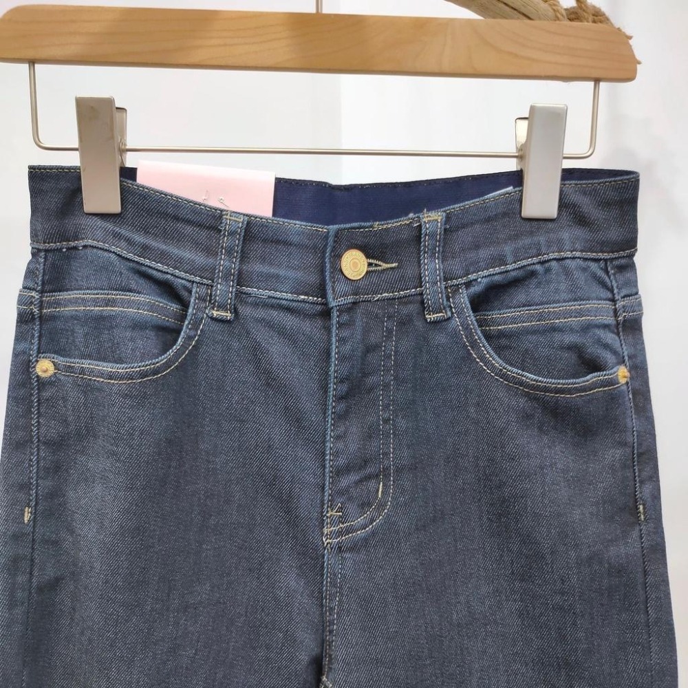 (D173)質感刷色窄管牛仔長褲S-2L-細節圖4