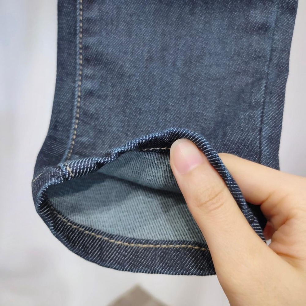 (D173)質感刷色窄管牛仔長褲S-2L-細節圖5