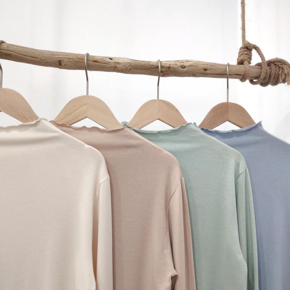 (A225) 正韓 馬卡龍色系 木耳邊內搭-細節圖7