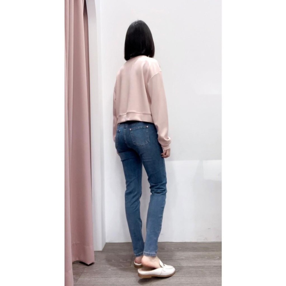 (D214)愛心圖案刷破牛仔長褲S-XL-細節圖5