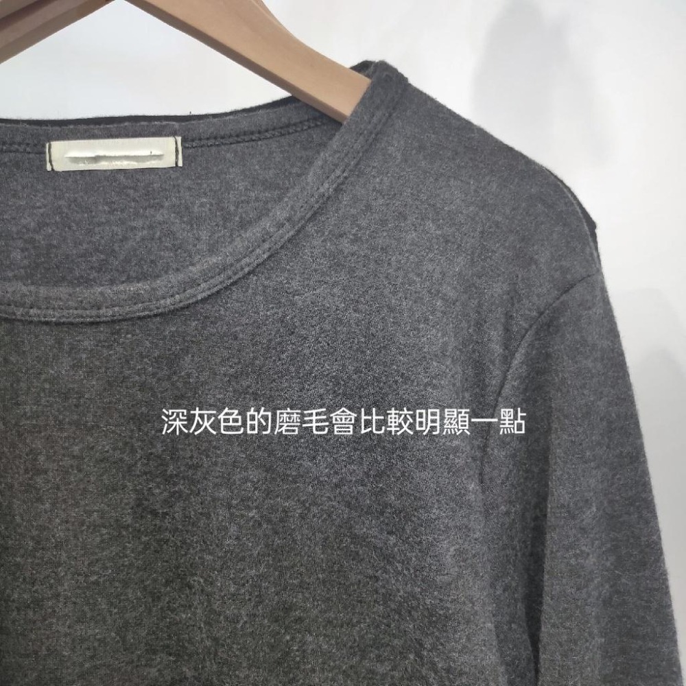 (A241)正韓 圓領磨毛長袖上衣-5色 保暖 內搭 打底衣-細節圖9