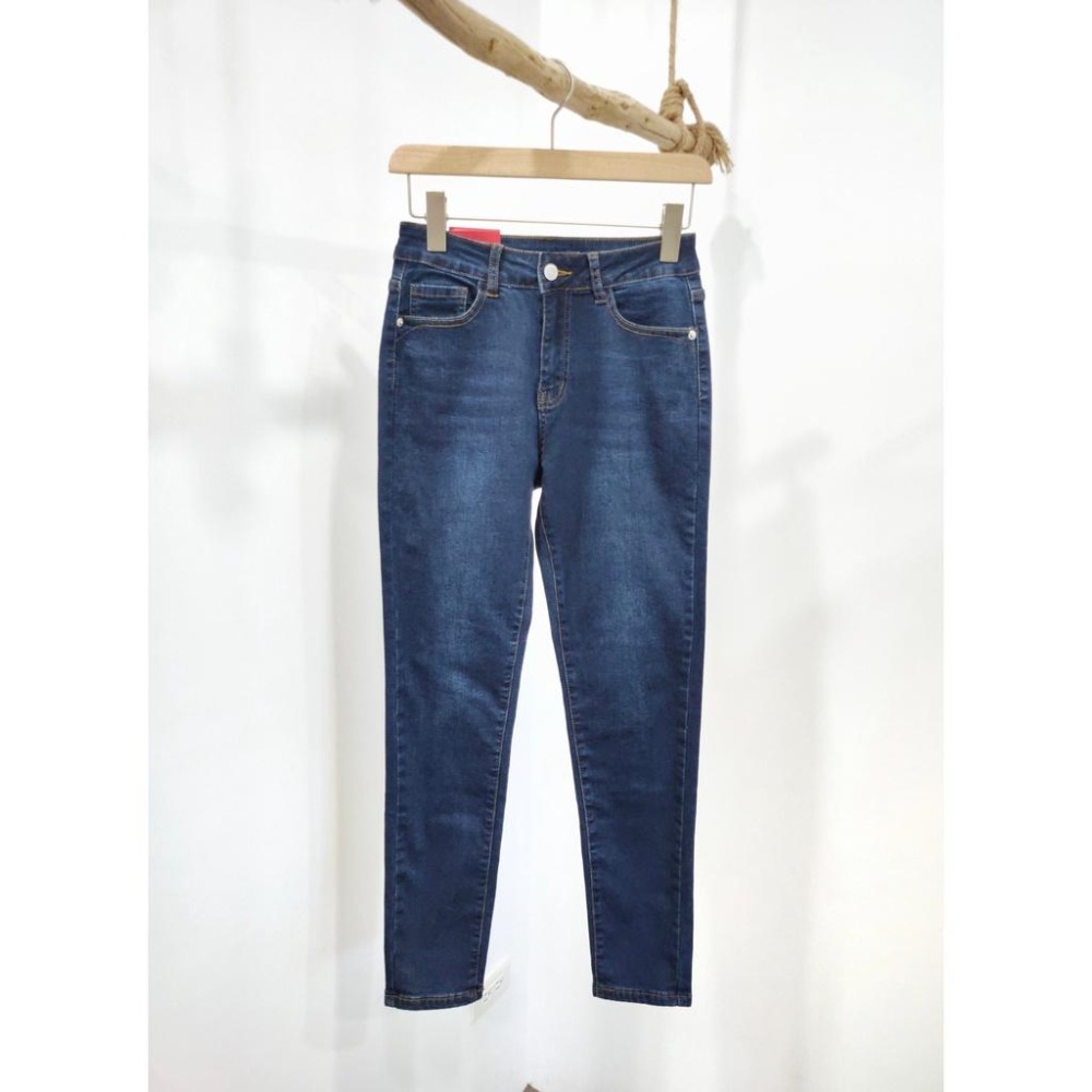 (D177)單釦內磨毛牛仔長褲S-2L-細節圖4