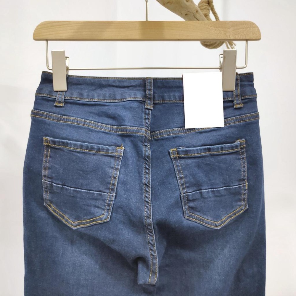 (D177)單釦內磨毛牛仔長褲S-2L-細節圖8