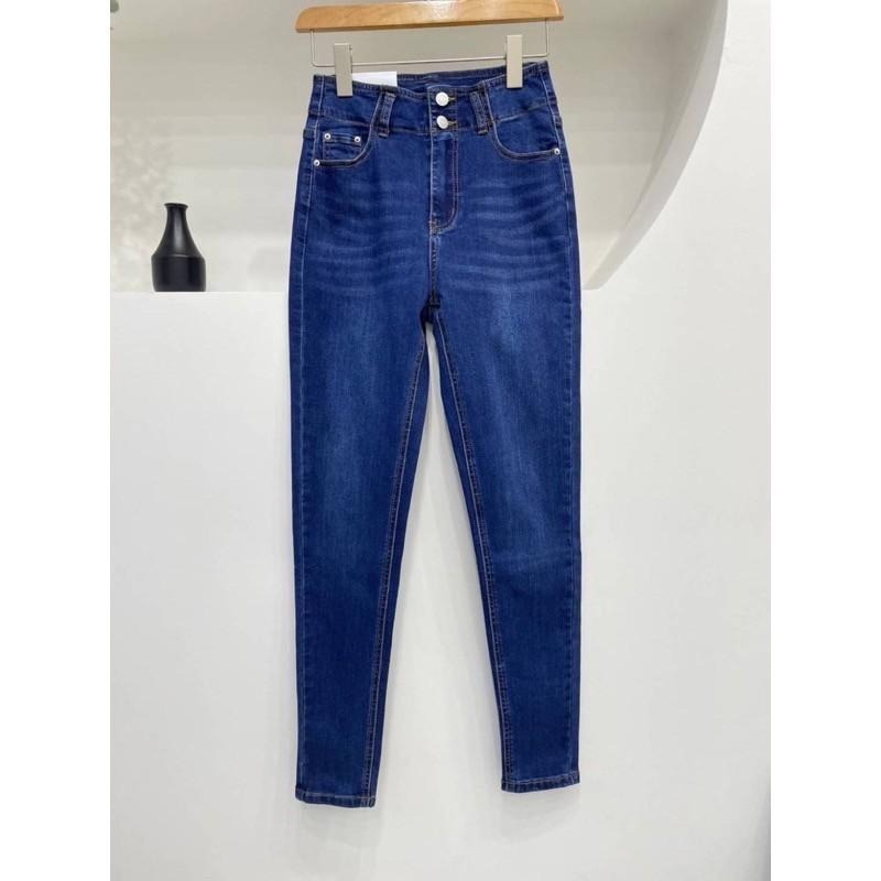 (D216)雙釦牛仔窄管長褲S-XL-細節圖4