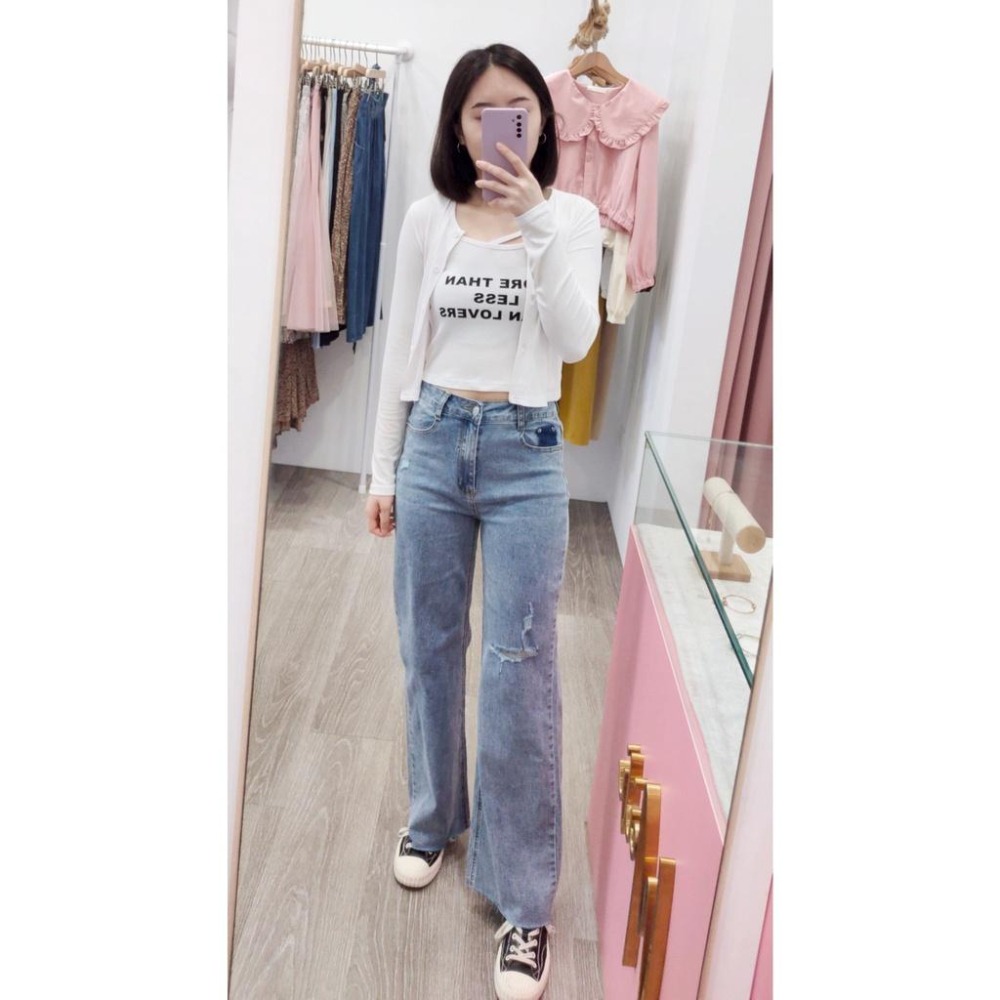 (A224)英字兩件式小背心+外套-2色 短版 短版上衣 長袖上衣 長袖短版上衣 合身上衣-細節圖4