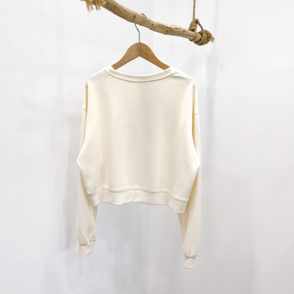 (A293)正韓-小熊圖案空氣棉短版上衣-3色 長袖上衣 長袖短版上衣-規格圖8