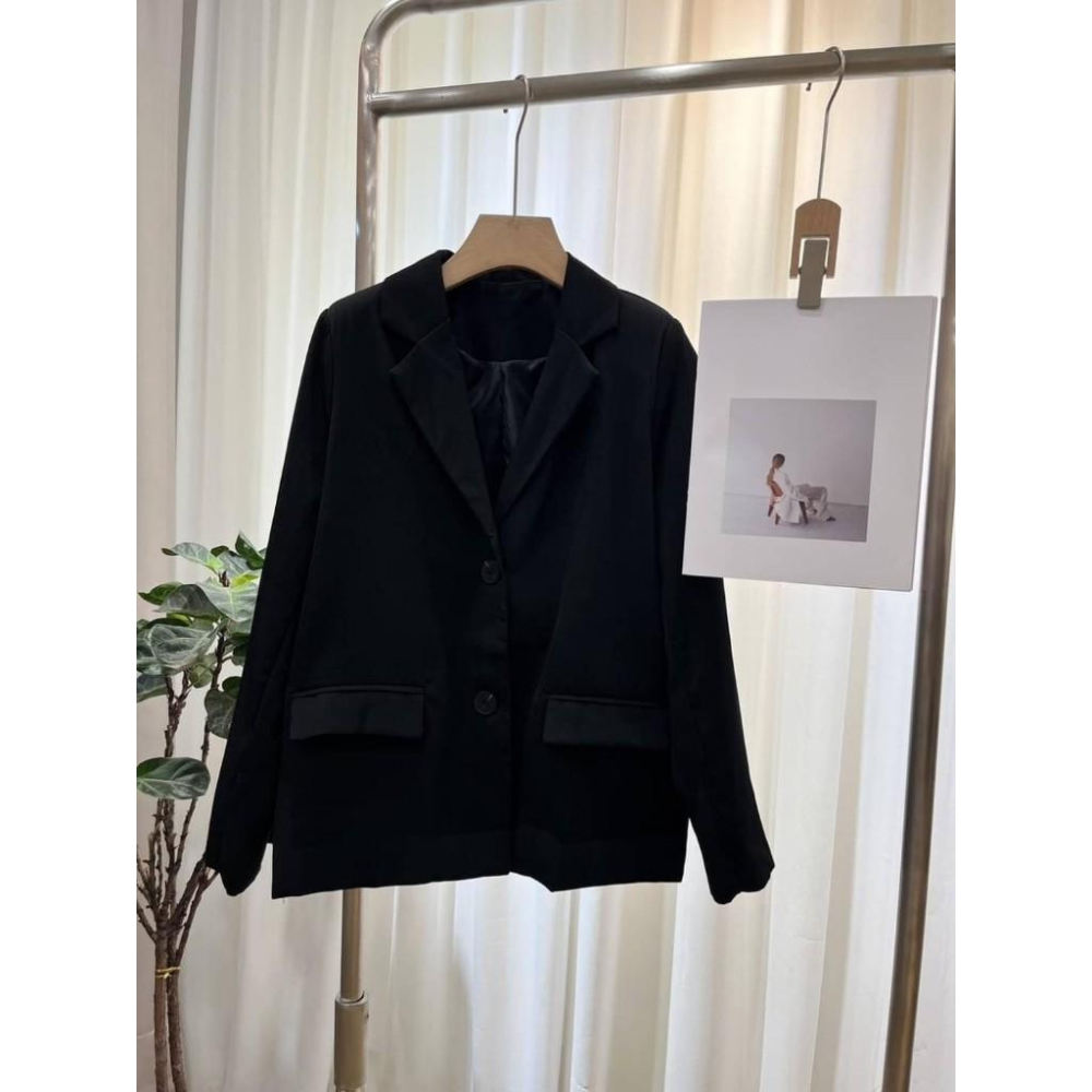 (G36)綁帶墊肩西裝外套-3色 秋冬外套 長袖外套-細節圖4