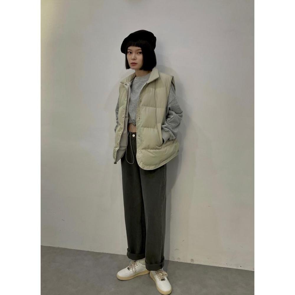 (G32)壓紋鋪棉背心外套-4色 背心-細節圖6