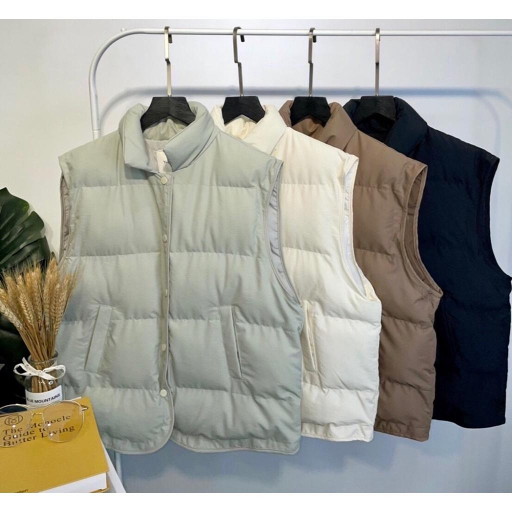 (G32)壓紋鋪棉背心外套-4色 背心-細節圖9