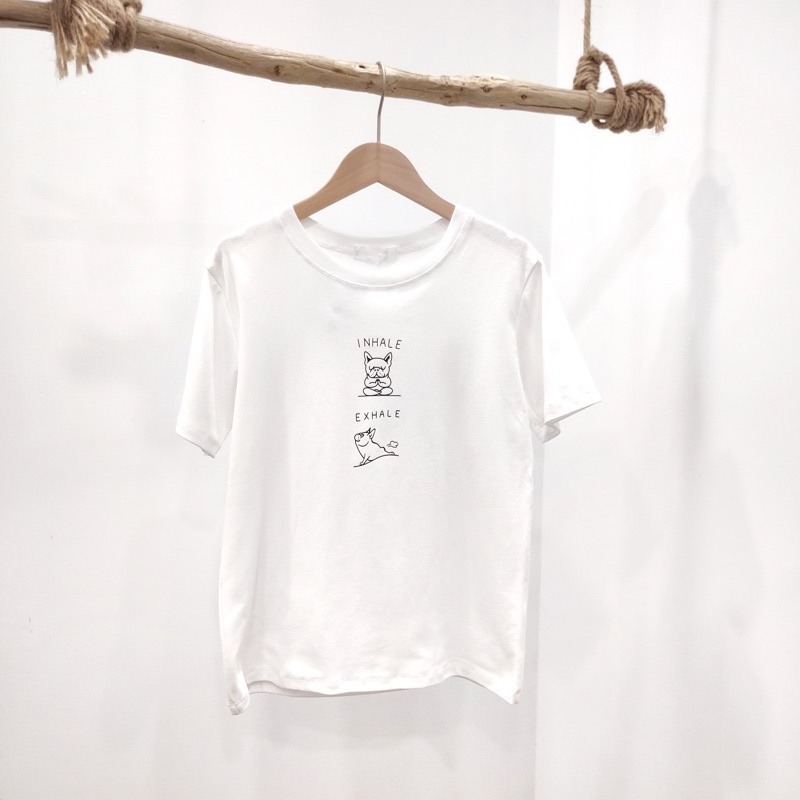 (A191)打坐法鬥圖案短袖上衣-6色-規格圖7