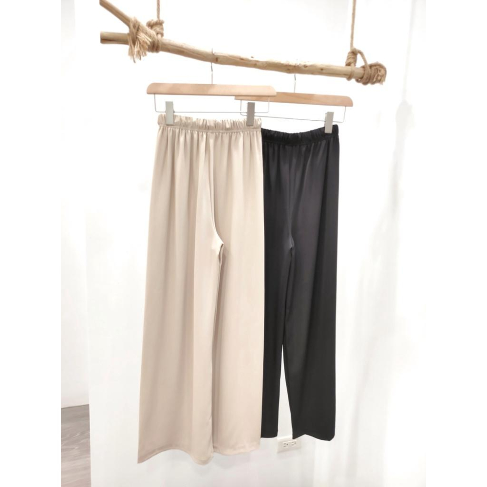 (D135)鬆緊綁帶寬褲-2色-細節圖9