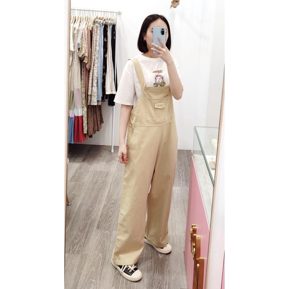 (F29)兩段式調節吊帶寬鬆長褲-3色-細節圖2