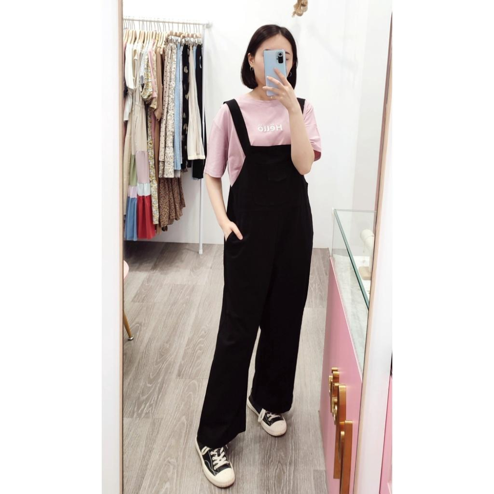 (F29)兩段式調節吊帶寬鬆長褲-3色-細節圖7