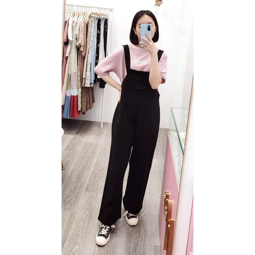 (F29)兩段式調節吊帶寬鬆長褲-3色-細節圖9