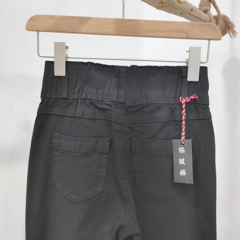 (D176)高腰收腹薄刷毛黑色長褲S-2L 保暖 磨毛 黑褲 緊身褲 內搭褲 休閒褲-細節圖6