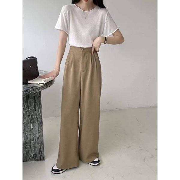 (D154)後鬆緊棉麻寬褲-3色-細節圖2