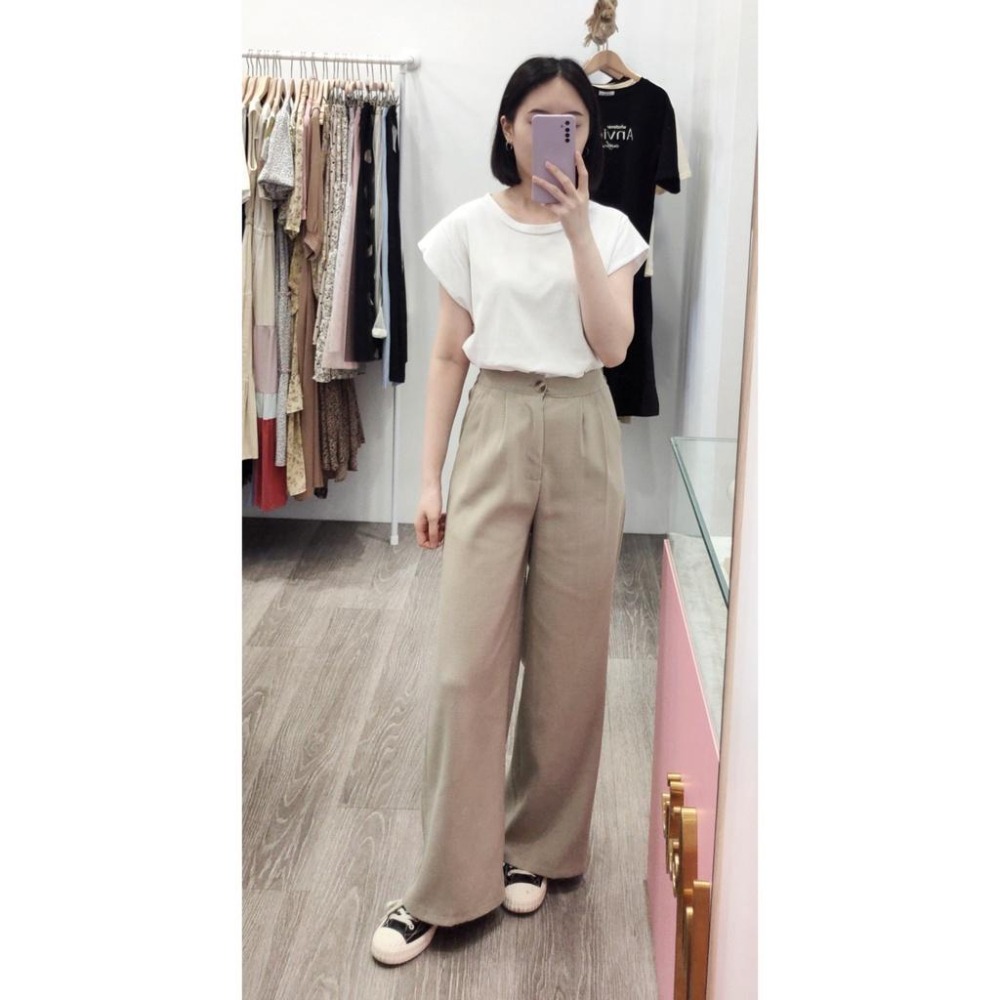 (D154)後鬆緊棉麻寬褲-3色-細節圖7