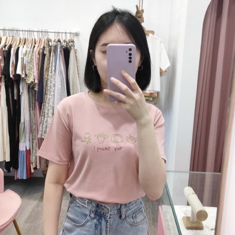 (A190)玩具總動員圖案短袖上衣-5色-細節圖2