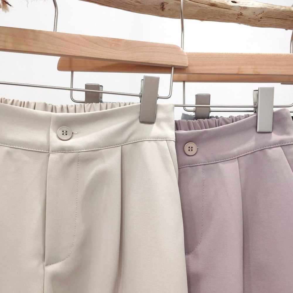 (D121)後鬆緊西裝短褲-4色-細節圖5