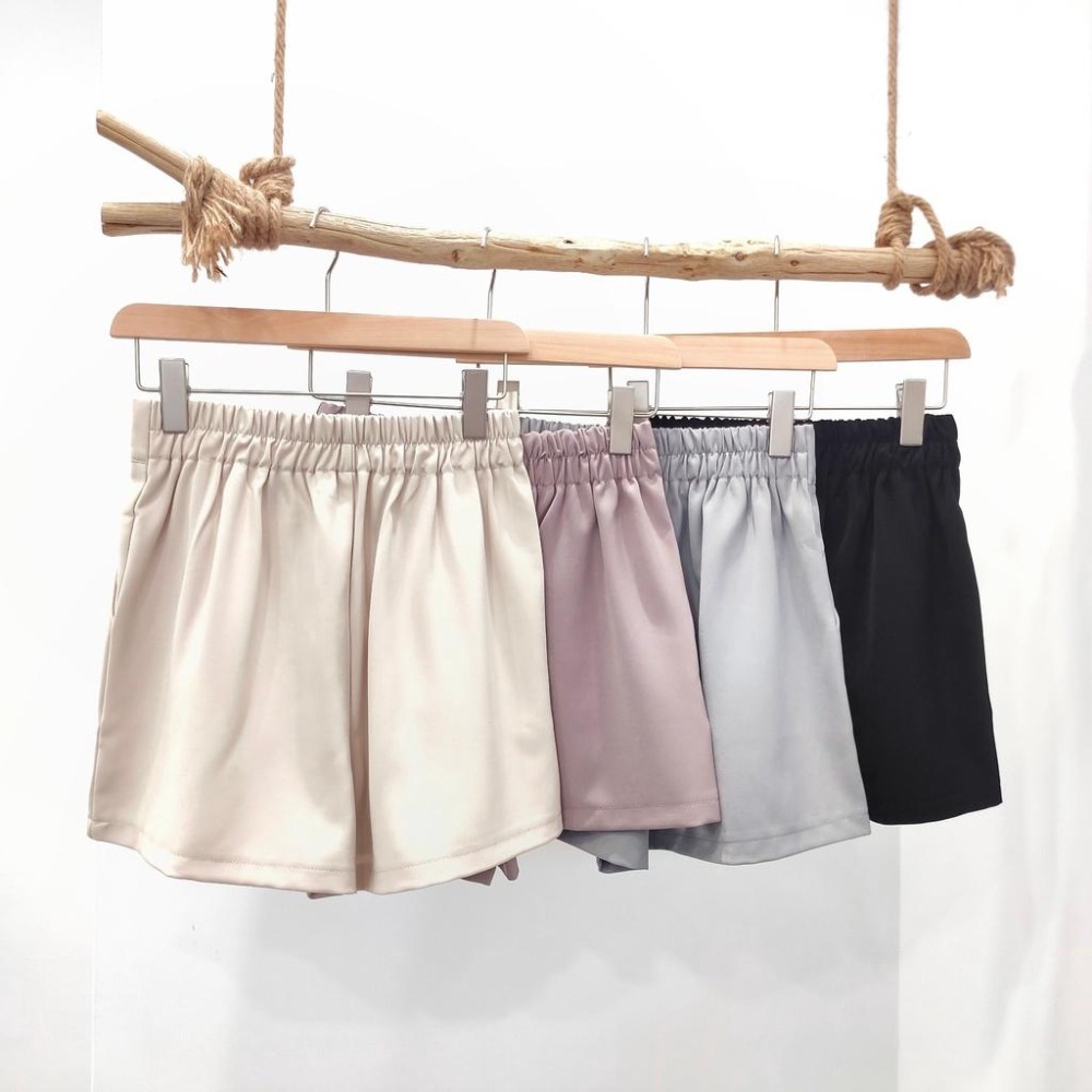 (D121)後鬆緊西裝短褲-4色-細節圖7