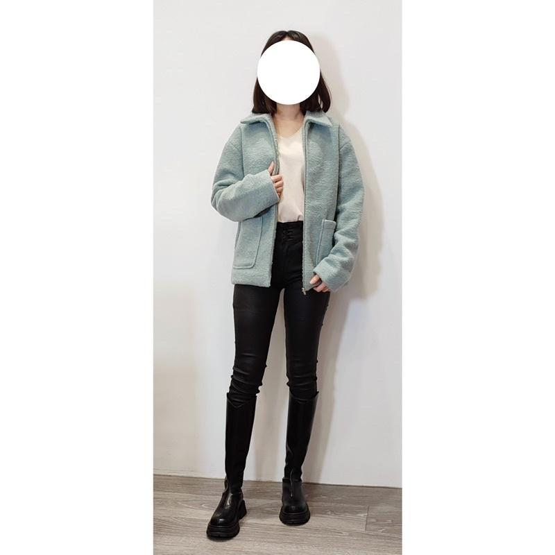 (KRA7)正韓-熊寶寶翻領拉鍊外套-2色 女生外套 秋冬外套-細節圖4