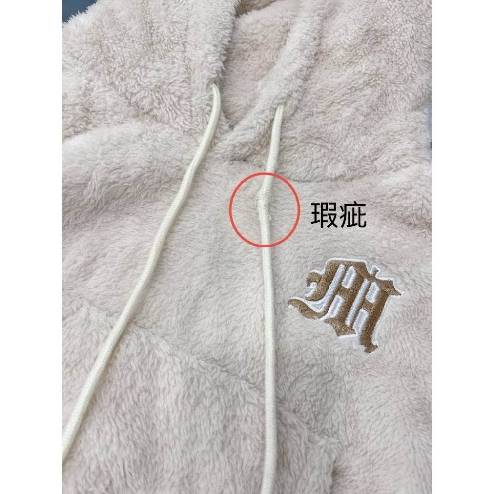(A119)熊寶寶撞色感短版帽t-2色【現貨-駝】字母 連帽上衣 長袖帽t 長袖上衣 長袖短版上衣-規格圖8