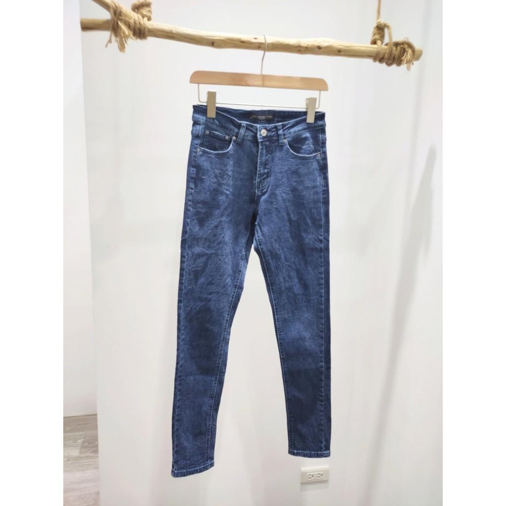 (D81)磨毛窄管牛仔褲S-2L 牛仔褲 牛仔長褲 緊身褲 窄管褲 彈性牛仔褲 刷毛牛仔褲 女生牛仔褲-細節圖4