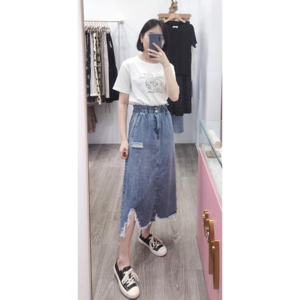 (A148)童趣小鳥印花短袖上衣-5色【現貨-白.黑】-細節圖5