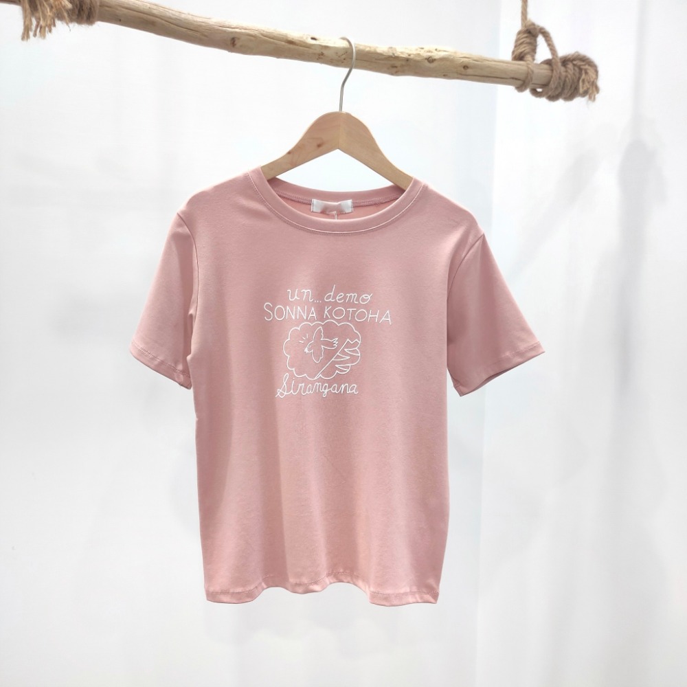 (A148)童趣小鳥印花短袖上衣-5色【現貨-白.黑】-規格圖8