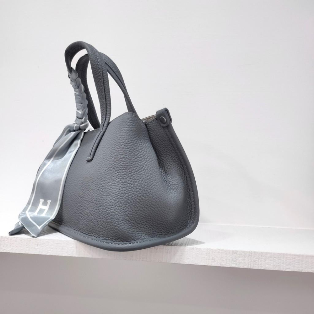 (P1)質感絲巾真皮側背包-3色-細節圖4