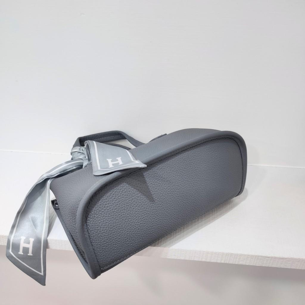 (P1)質感絲巾真皮側背包-3色-細節圖5