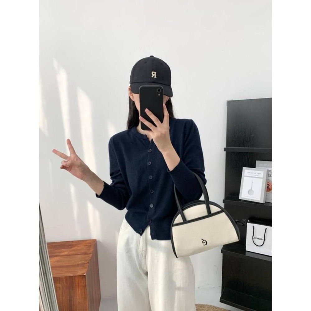 (A298)排釦長袖針織上衣-6色 柔軟 針織外套-細節圖6