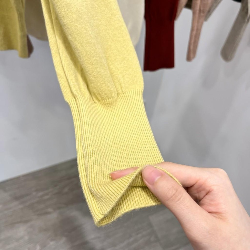 (A298)排釦長袖針織上衣-6色 柔軟 針織外套-細節圖9