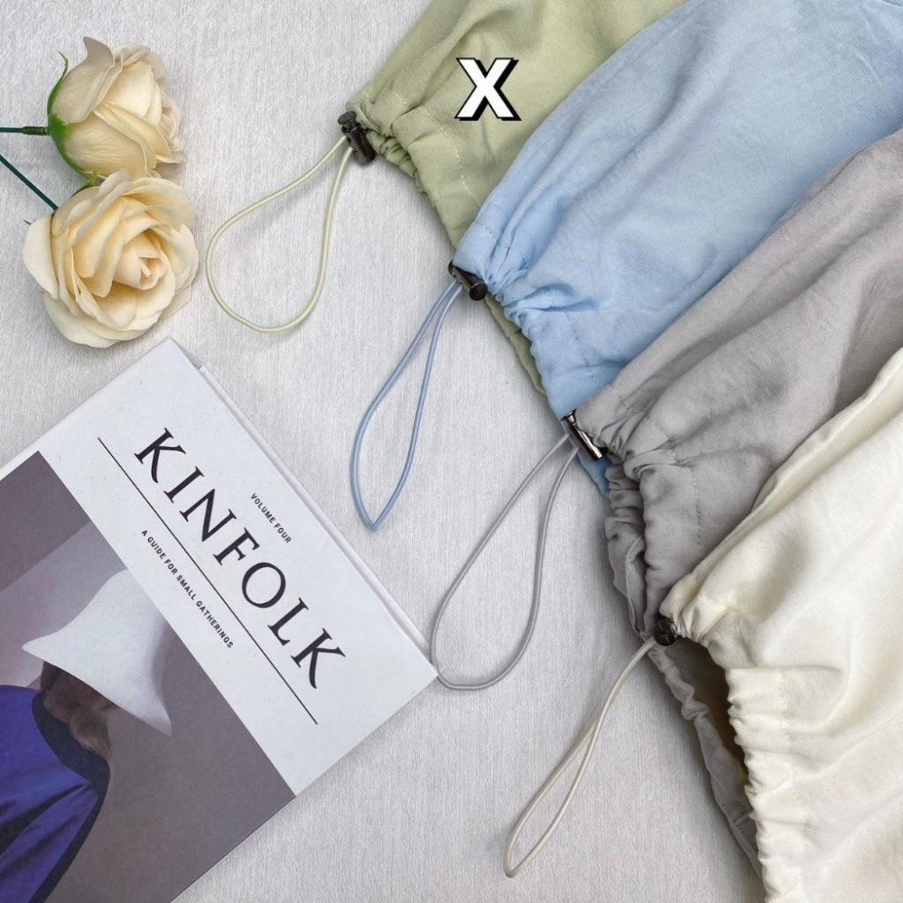 (A389)字母背心+短版下抽繩襯衫-3色 兩件式套裝 襯衫外套 夏天外套-細節圖5