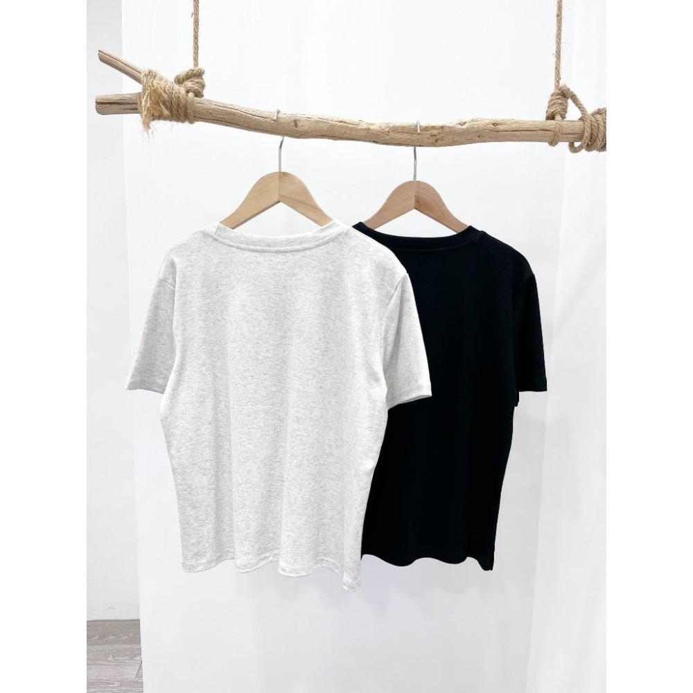 (A390)刺繡狗狗短袖上衣-2色-細節圖4