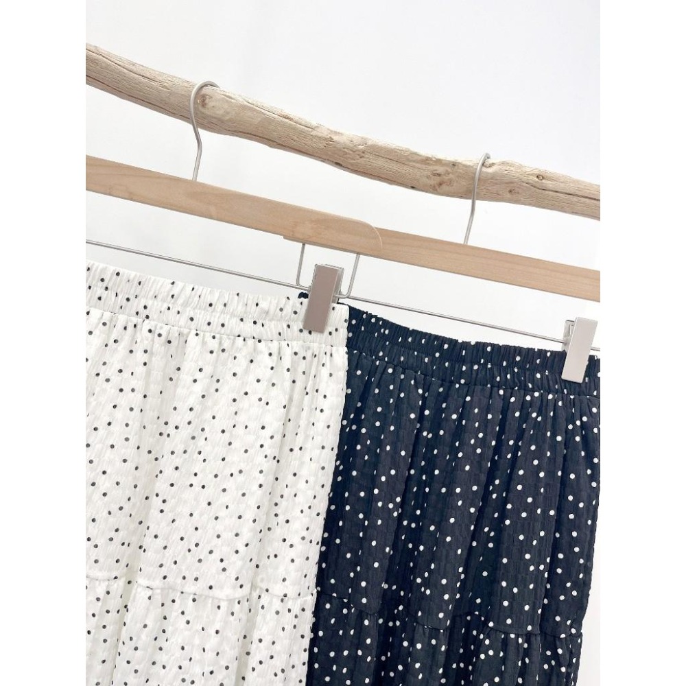 (E79)鬆緊點點蛋糕裙-2色-細節圖6