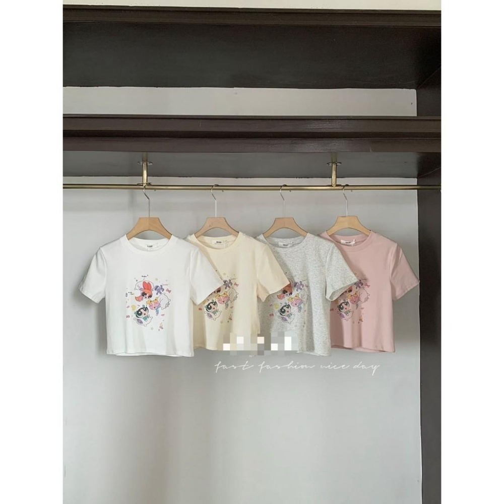 (A380)飛天小女警短版上衣-4色-細節圖8