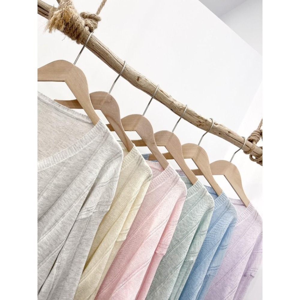 (A381)v領排扣薄針織上衣-6色 針織外套 短版針織外套-細節圖5