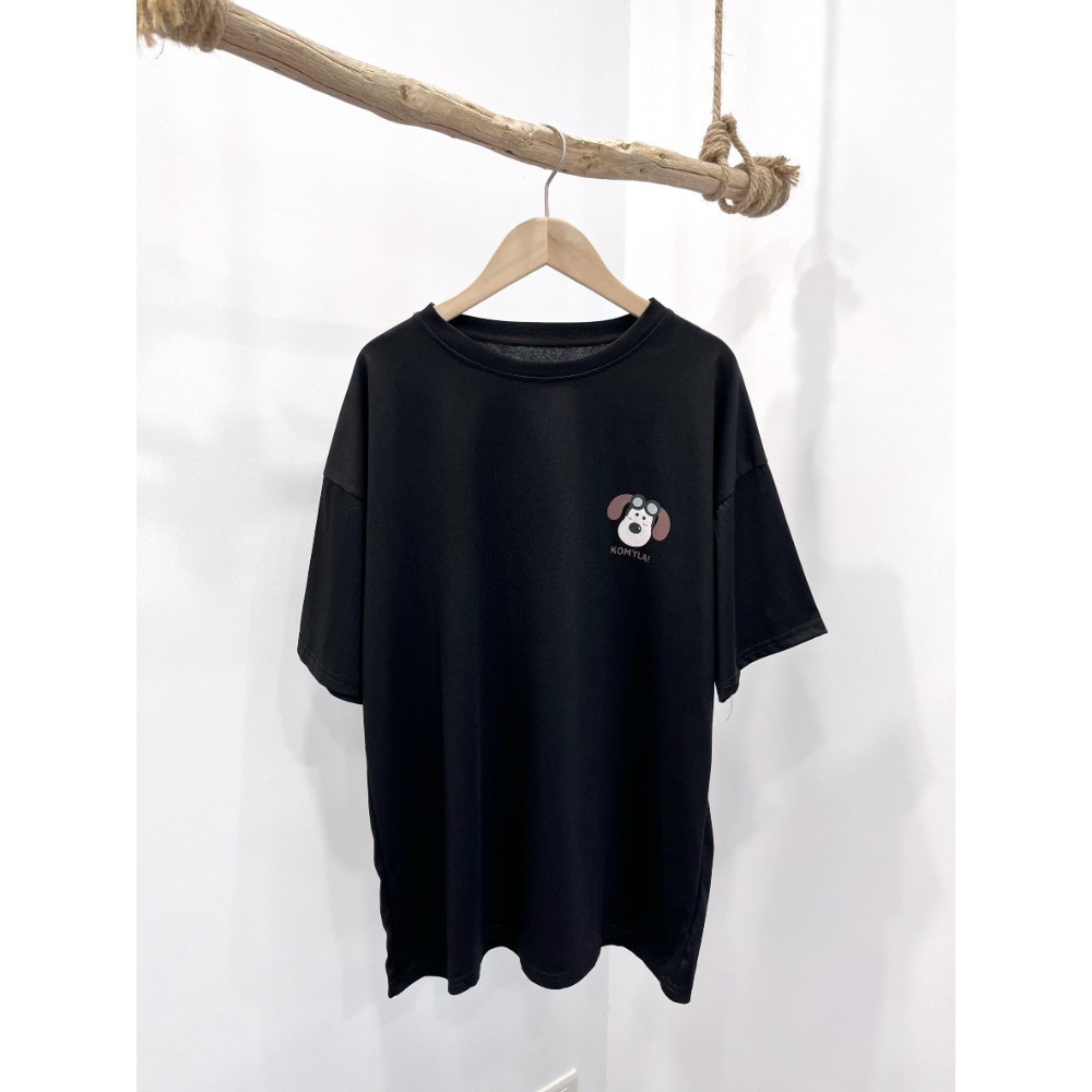 (A376)掌門狗印花短袖上衣-5色-規格圖1