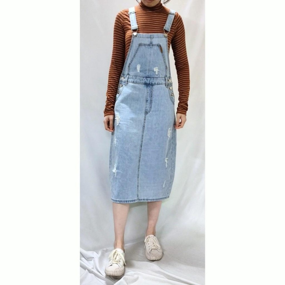 (A63)正韓-軟綿綿高領條紋長袖上衣-細節圖2