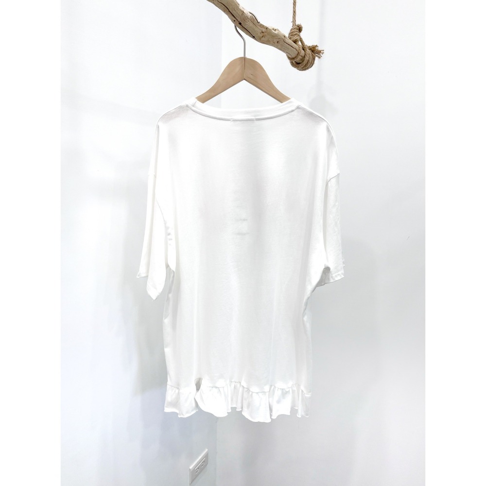 (A395)Hello kitty 花邊下擺短袖上衣-細節圖9