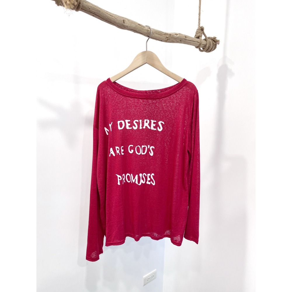 (A397)英字斜肩長袖上衣-3色-細節圖9