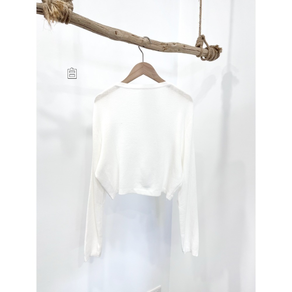 (G50)針織開襟短版罩衫-9色-規格圖6