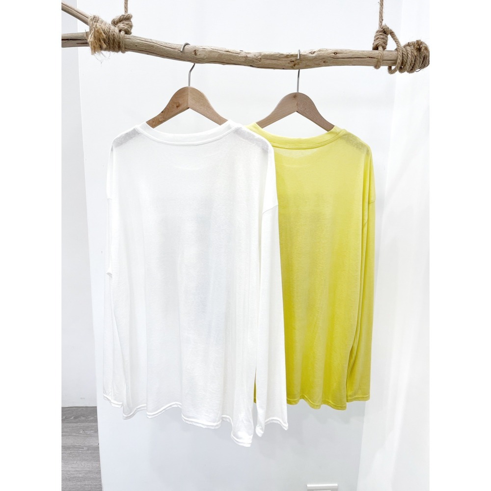 (A400)Labubu印花圖案薄長袖上衣-2色-細節圖7