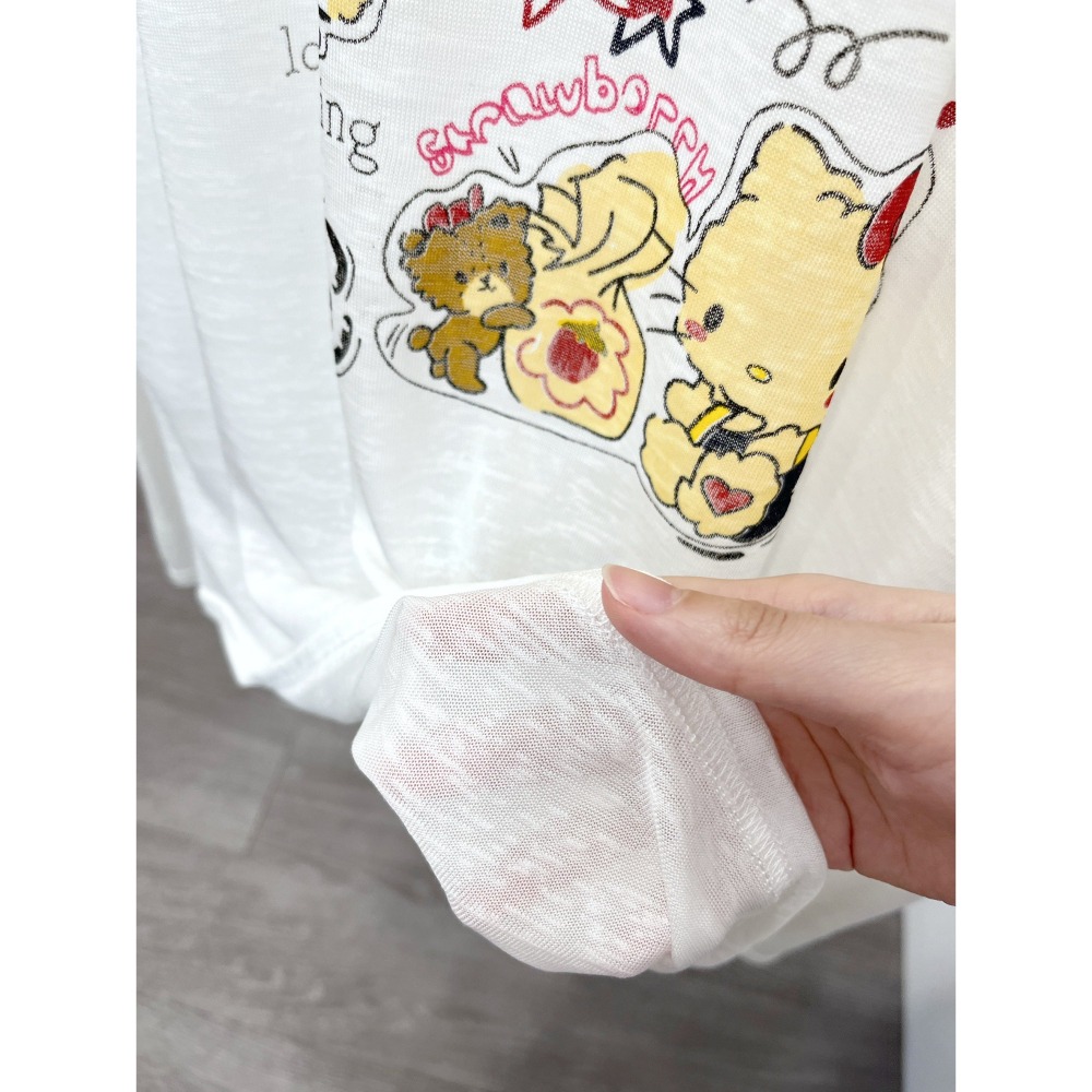 (A401)寬鬆薄長袖上衣-2款-細節圖2